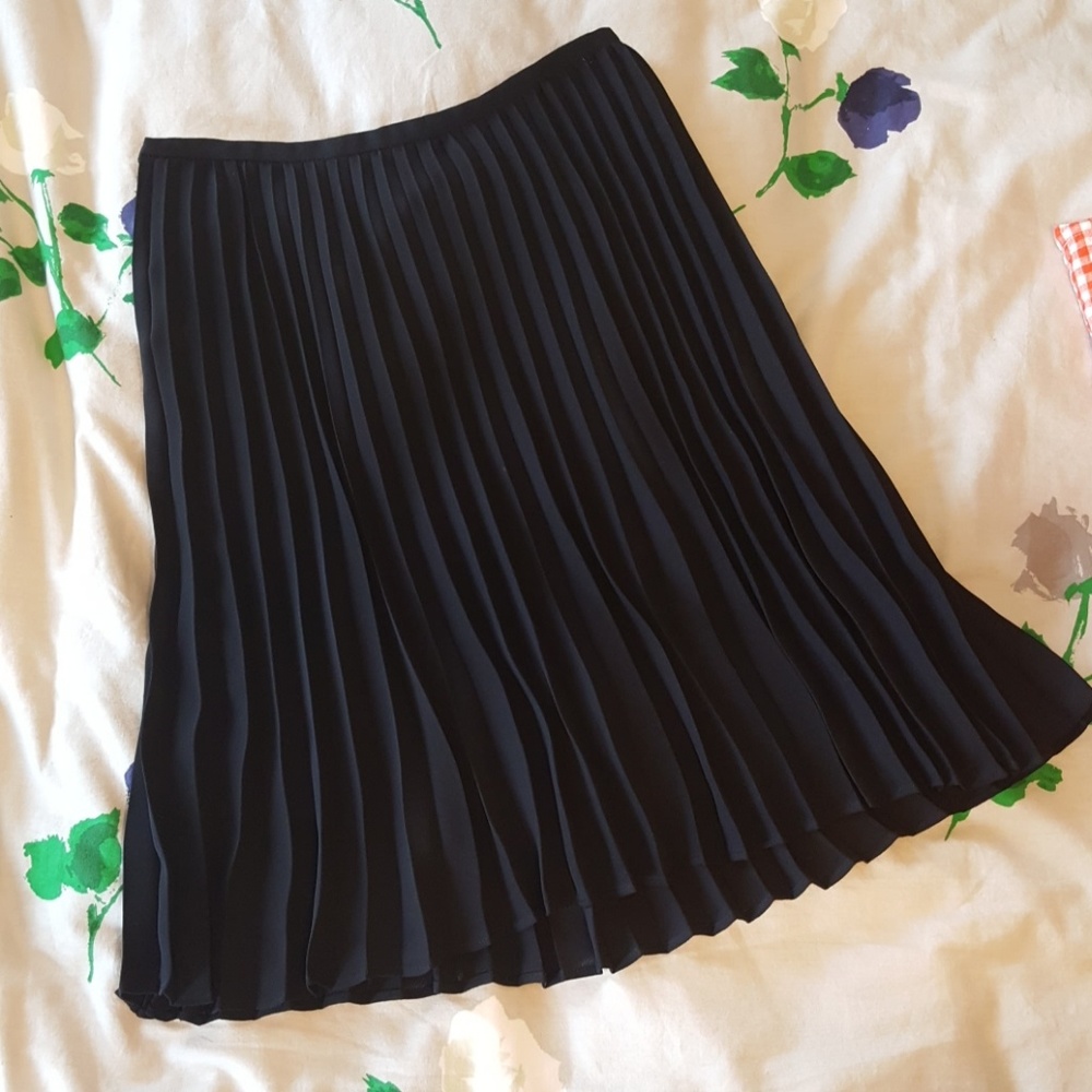 Black pleated Alfani skirt